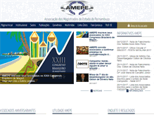 Tablet Screenshot of amepe.com.br